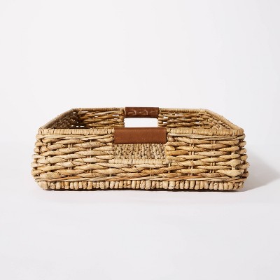 Rattan Rectangle Woven Tray - Threshold™ designed factory with Studio Mcgee