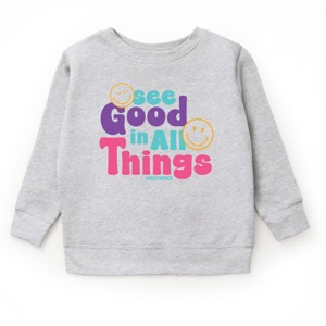 The Juniper Shop SmileyWorld See Good In All Things Youth Sweatshirt - 1 of 4