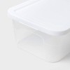 6qt Clear Storage Box White - Brightroom™ - 3 of 3