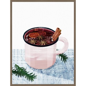 Amanti Art 23"x30" Mulled Wine by Goed Blauw Framed Canvas Wall Art Print - 1 of 4