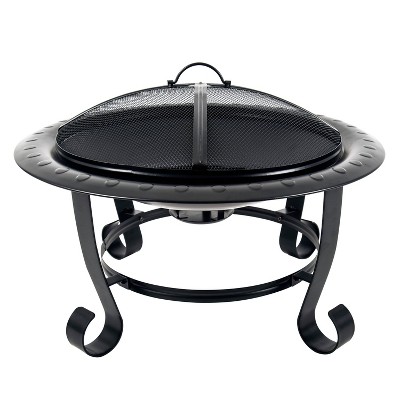 Pleasant Hearth Providence Fire Pit, Outdoor Portable Fire Pit Menards
