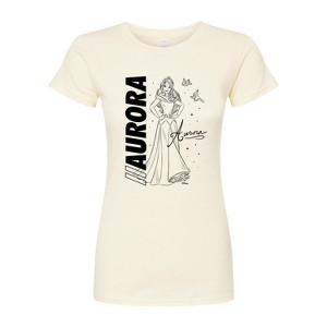 Women's - Disney - Autograph Aurora Fitted Graphic T-Shirt - 1 of 2