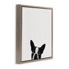 Stupell Industries Dog Peeking From Below, 18" x 18" - 3 of 4