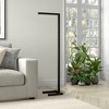 Hudson and Canal 52" Tall Integrated Floor Lamp with Metal Shade (Includes LED Light Bulb) - 2 of 4