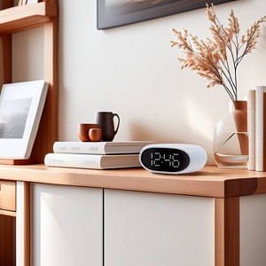Candy Glow Alarm Table Clock with Color Changing Nightlight - Capello - 1 of 4