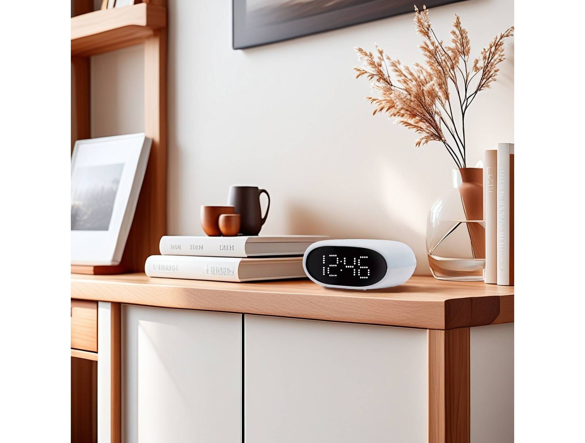 Candy Glow Alarm Table Clock with Color Changing Nightlight - Capello