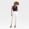 Women's High-Rise Ladder Trim Pull-On Pants - A New Day™ - 3 of 3