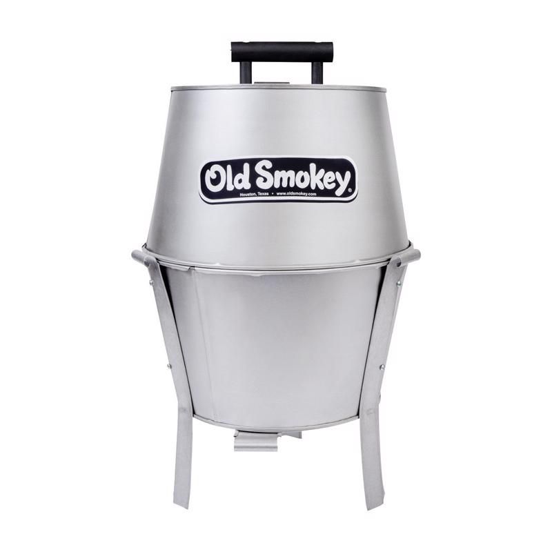 Old Smokey Products 13 in. Charcoal Grill Silver, 1 of 2