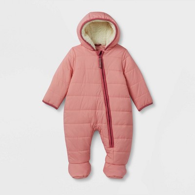 Image of Baby Bunting Snowsuit - Cat & Jack™ Pink 6M