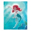 Disney Little Mermaid Classic Underwater Rays Silk Touch Throw Blanket - 2 of 4