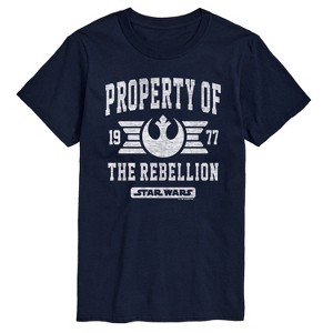 Men's - Star Wars - Property Of Rebellion Short Sleeve Graphic T-Shirt - 1 of 4