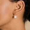 SHINE by Sterling Forever Large Baroque Pearl Drop Studs - 2 of 3