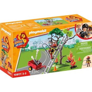Playmobil Duck On Call Fire Rescue Action Cat Rescue 70917 playset 32pc - 1 of 1