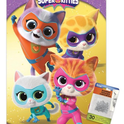 clear push pins bundle