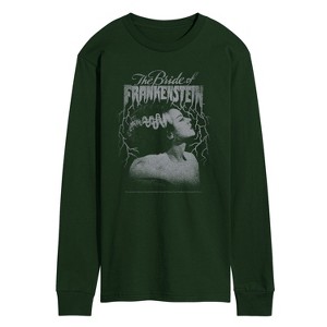 Men's - Universal - Tonal Bride Of Frankenstein Long Sleeve Graphic T-Shirt - 1 of 2