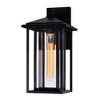 CWI Lighting Crawford 1 Light Black Outdoor Wall Light - 2 of 4