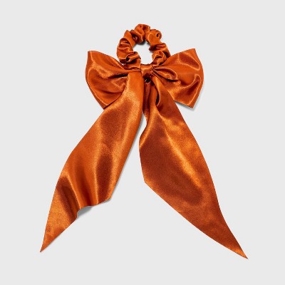 Satin Tail Bow Hair twister - A New Day™ Rust