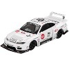 Nissan Silvia (S15) LB-Super Silhouette RHD #23 "Athlete" White with Graphics Limited Edition 1/64 Diecast Model Car by Mini GT - 4 of 4