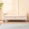 Mlmh & Kngwa 67.9"W Modern Storage Bench,Velvet Entryway End of Bed Bench with Metal Legs - 2 of 4