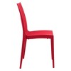 LeisureMod Mace Modern Plastic Dining Side Chair for Indoor and Outdoor, Set of 2 - 4 of 4