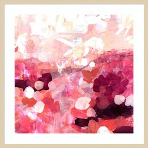 Amanti Art Pink Balloons by Circle Art Group Wood Framed Wall Art Print - 1 of 4