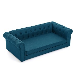Gulches 18in H x 55in W x 27in D SofaRest Pet Bed Dark Blue 1 Pack Large Dog Livestock Supplies Product type - 1 of 4