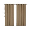 GoodGram 2 Pack Hotel Thermal Grommet 100% Blackout Window Curtain Panels - 2 of 3