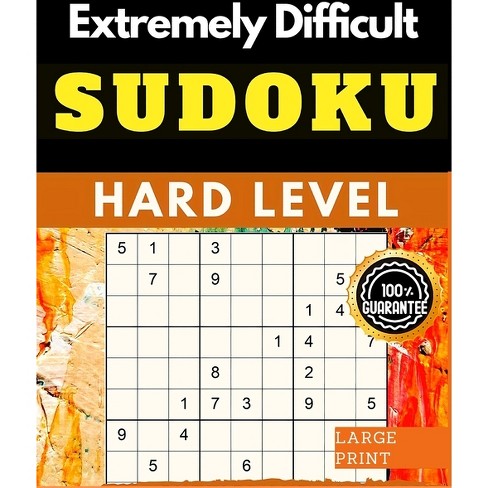 extremely difficult sudoku puzzles book by exotic publisher paperback target