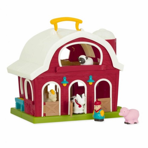 farm barn and animals