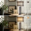 GTCLIGHTING Farmhouse Table Lamps for Living Room,30.5in Black Bedside Lamps with Dual Pull Chain Switch for Bedroom Office - 4 of 4