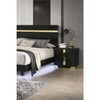 Sapphtopaz Contemporary Nightstand with 2 Drawers Unique Handle Bedside Table with Metal Legs & Acrylic Trim Night Stand for Bedroom,Living Room - 2 of 4