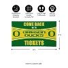 Evergreen Come Back with Tickets University of Oregon 28" x 16" Woven PVC Indoor Outdoor Doormat - 2 of 4