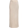 Lands' End Women's Cotton Open Knit Maxi Swim Cover-up Skirt - 3 of 4