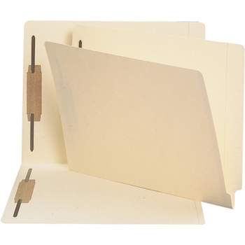 Business Source Fastener Folders w/2-Ply Tab Pos 1 and 3 Letter 50/BX MA 17263