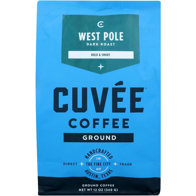 Cuvee Coffee Ground West Pole Blend - Case of 6 - 12 oz, 1 of 2