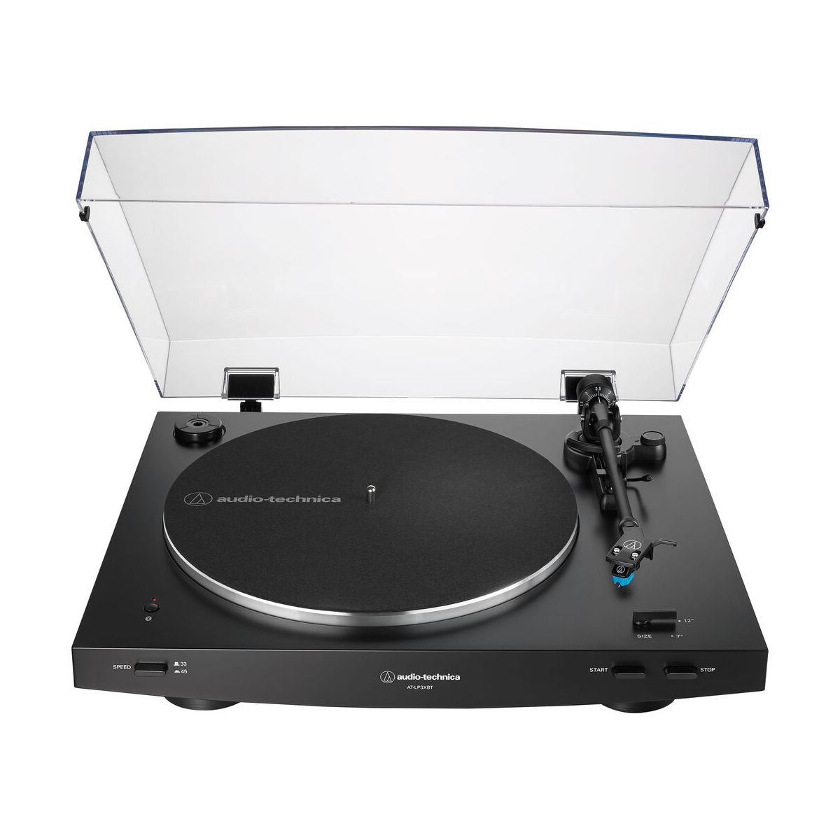 Audio-Technica AT-LP3XBT Fully Automatic Two-Speed Turntable with Bluetooth (Black).