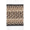 Earth Rugs Country Farmhouse Rectangle Stair Tread 27"x8.25" Jute Rug Chocolate - 3 of 3