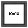 PosterPalooza | Square Refined Black Picture Frame - UV Acrylic, Foam Board Backing, Hanging Hardware - 2 of 4