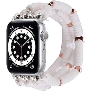 Worryfree Gadgets Fashion Preppy Stack Handmade Elastic Band for Apple Watch 38/40/41mm - 1 of 4