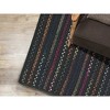 Colonial Mills Navajo Braided Runner, Navy 2x7, Rectangle Shape - 3 of 4