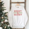 Simply Sage Market Women's Graphic Sweatshirt Merry and Bright Checkered - 3 of 3