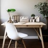 DORESshop 1-Light Table Lamp with Green Glass Shade E26 Bas Modern Accent Light for Desk or Nightstand in Green - 4 of 4