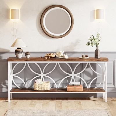 Hommoo 70.9-Inch Narrow Console Table