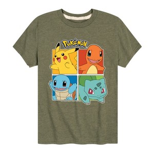 Boys' - Pokémon - Pokémon Squares Short Sleeve Graphic T-Shirt - 1 of 4