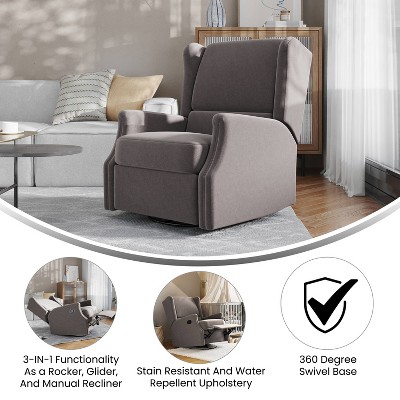 Taylor & Logan Zara 3-In-1 Recliner Chair