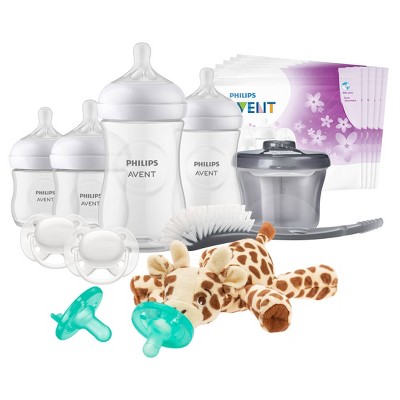 Philips Avent Natural Baby Bottle with Natural Response Nipple - Essentials Baby Gift Set