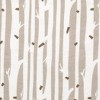 Trend Lab Deluxe Flannel Fitted Crib Sheet - Birch Stripe - 2 of 3
