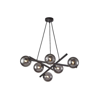 Artcraft Lighting Modena 6 - Light Chandelier in  Black