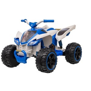 12V ATV - Jarassic World Kids Ride‑On Car with Rechargeable Battery, LED Headlights & Durable Wheels - 1 of 4