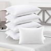 Cheer Collection Hypoallergenic Hollow Fiber Pillows - White (Set of 4) - image 3 of 4